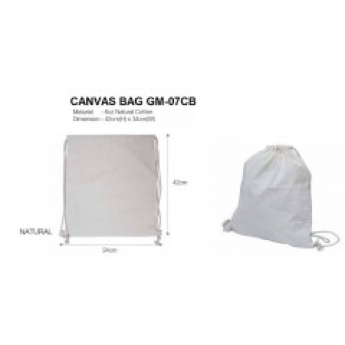 CANVAS DRAWSTRING BACKPACK GM-07CB