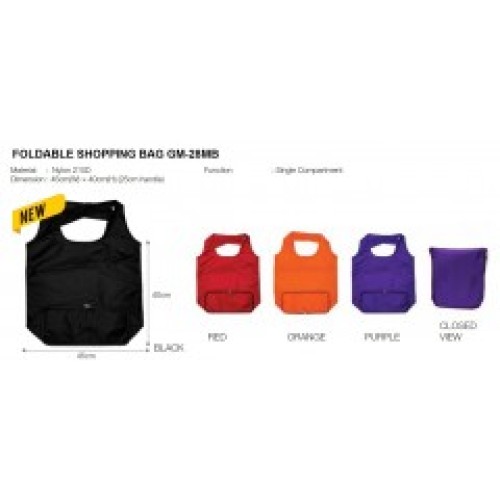 FOLDABLE SHOPPING BAG GM-28MB