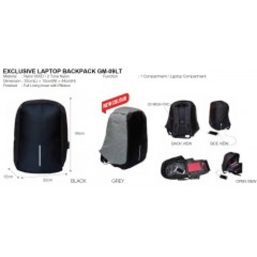 EXCLUSIVE LAPTOP BACKPACK GM-09LT