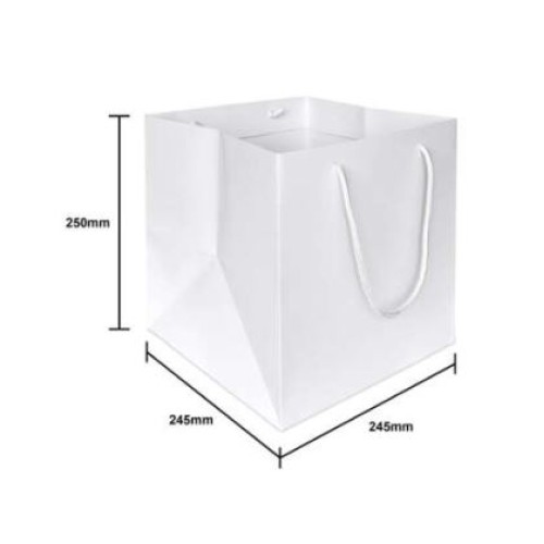 WHITE CAKE PAPER BAG SQ04 