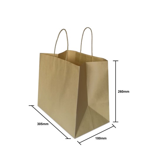 TAKEAWAY PAPER BAG M (TWISTED HANDLE) 