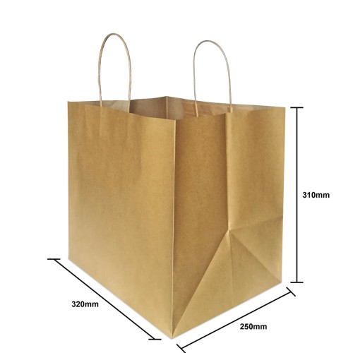 TAKEAWAY PAPER BAG XL (TWISTED HANDLE) 