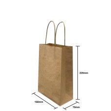 PAPER BAG XXS (TWISTED HANDLE) 