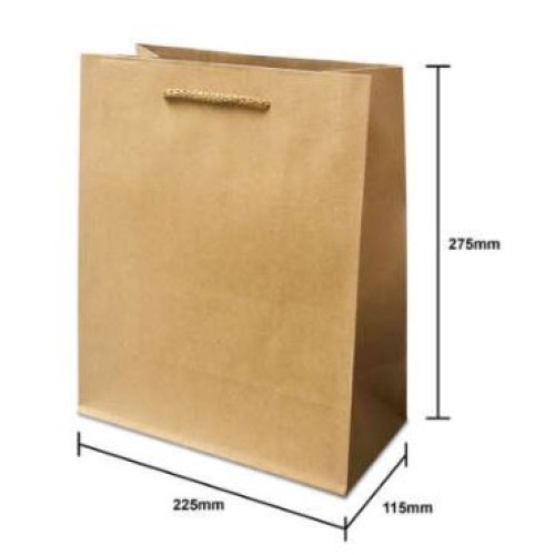 KRAFT PAPER BAG S (ROPE HANDLE) 