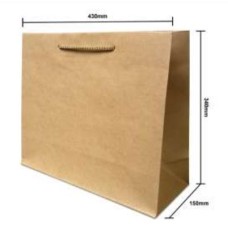 KRAFT PAPER BAG XL (ROPE HANDLE) 